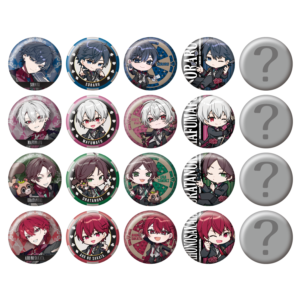 缶バッジくじ （そらまふうらさかの運だめし~2025新年会~） – UTAGE