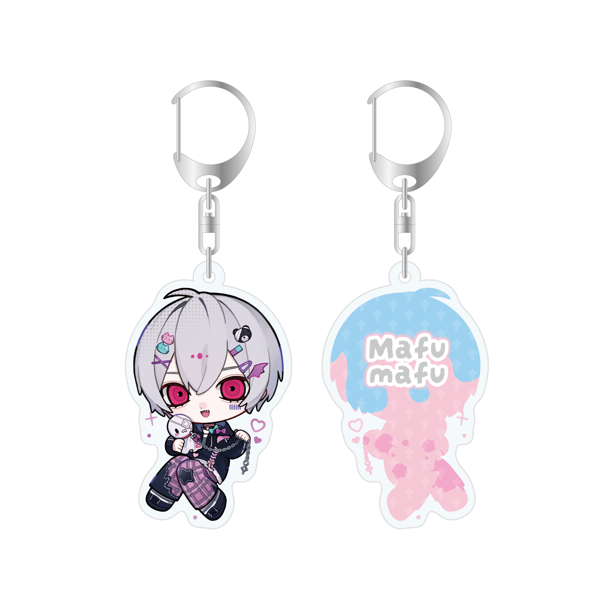 アクリルキーホルダー【まふまふ】（そらまふうらさかから逃げられない