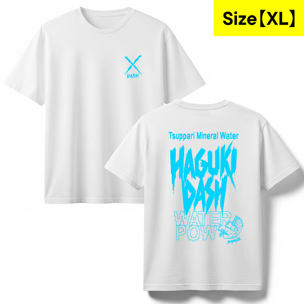 Tシャツ<br>≪ホワイトxライトブルー≫【XL】