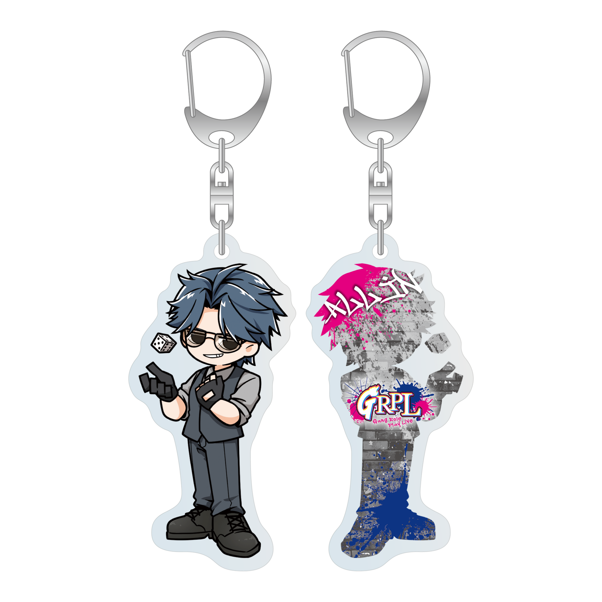 アクリルキーホルダー【三否亭　四五六確】