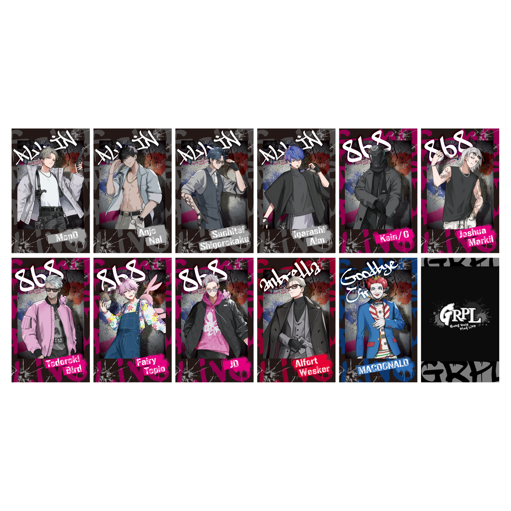 ランダムチェキ風カード