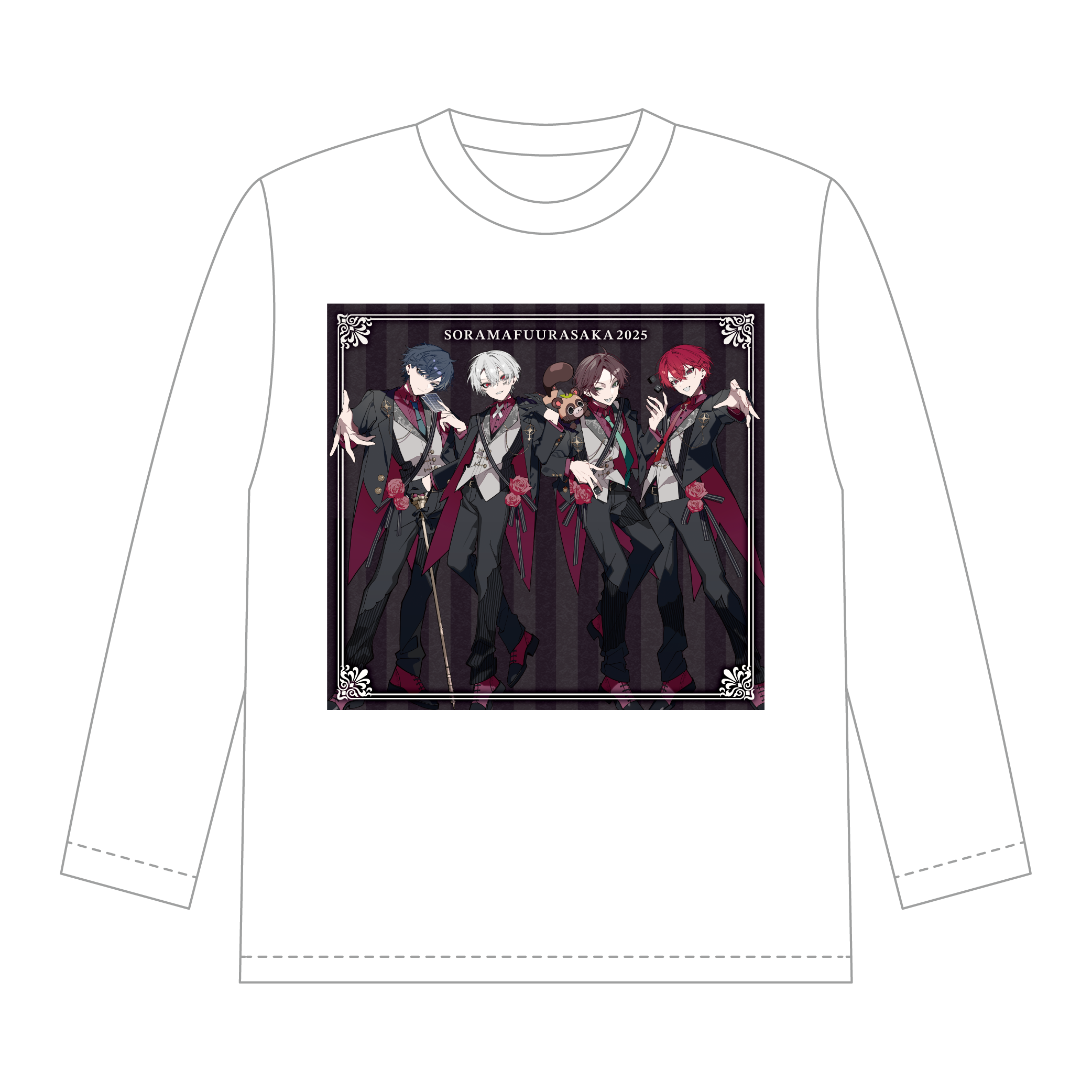 ロングTシャツ（そらまふうらさかの運だめし~2025新年会~）