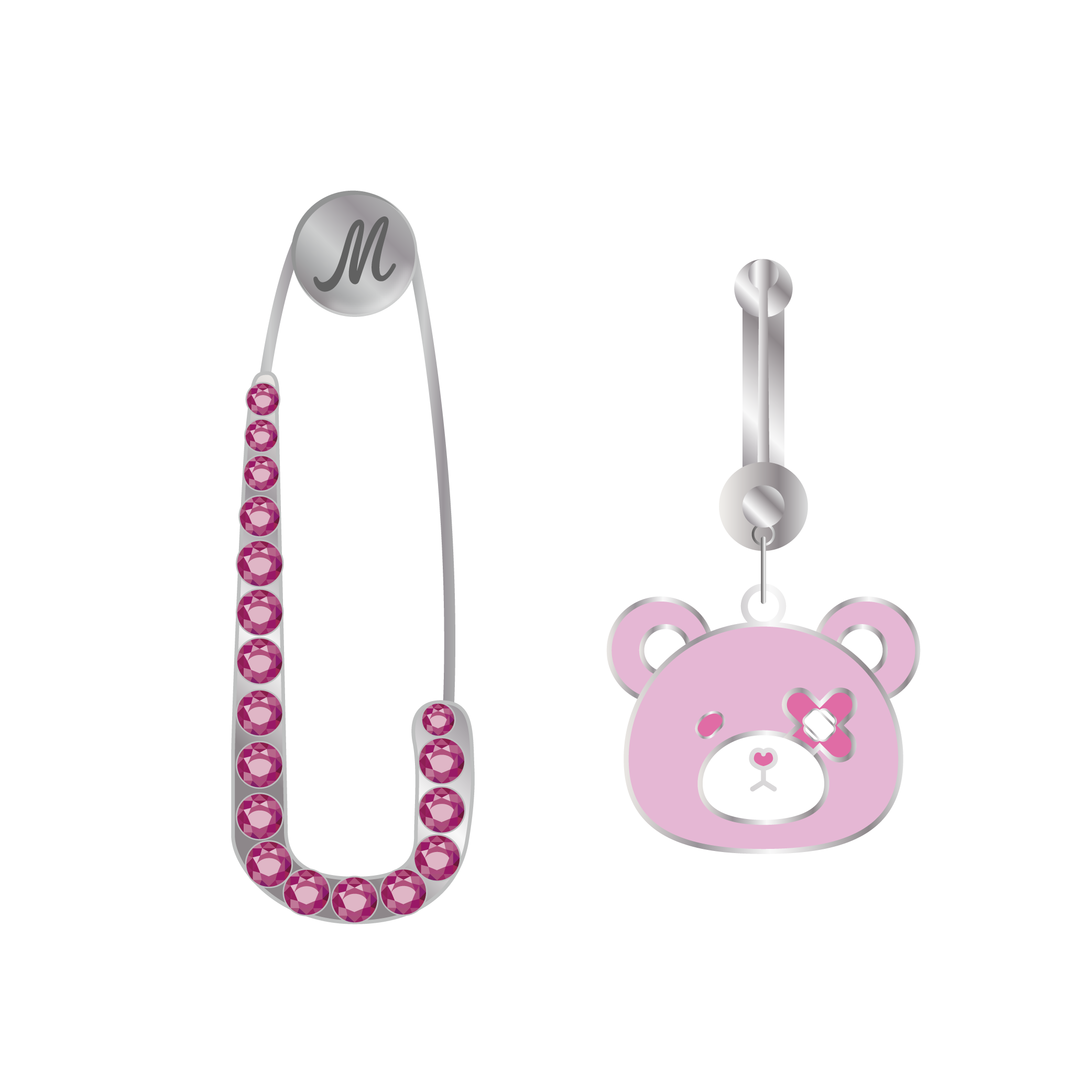 暗ピンピアス【まふまふ】（そらまふうらさかから逃げられない！）