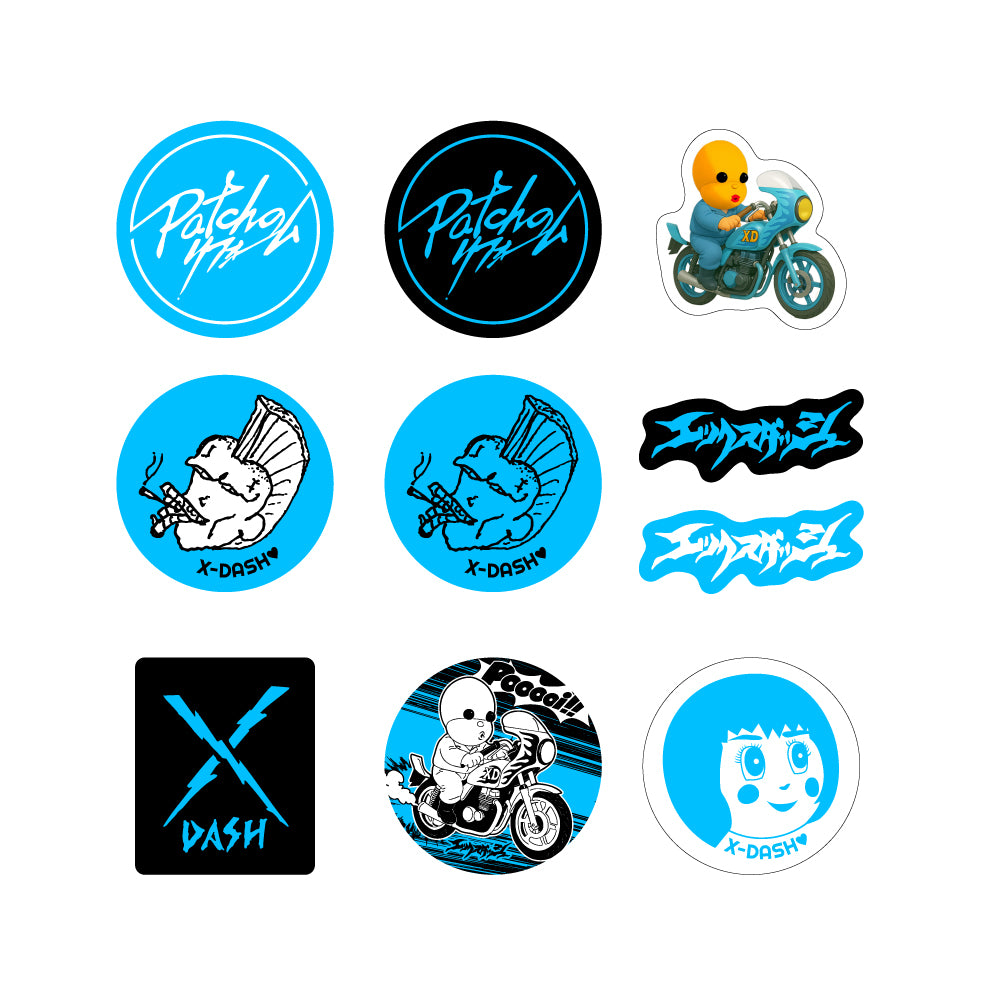 ステッカーセット【ブルー】