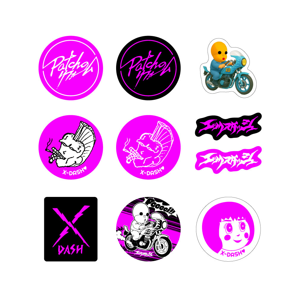 ステッカーセット【ピンク】