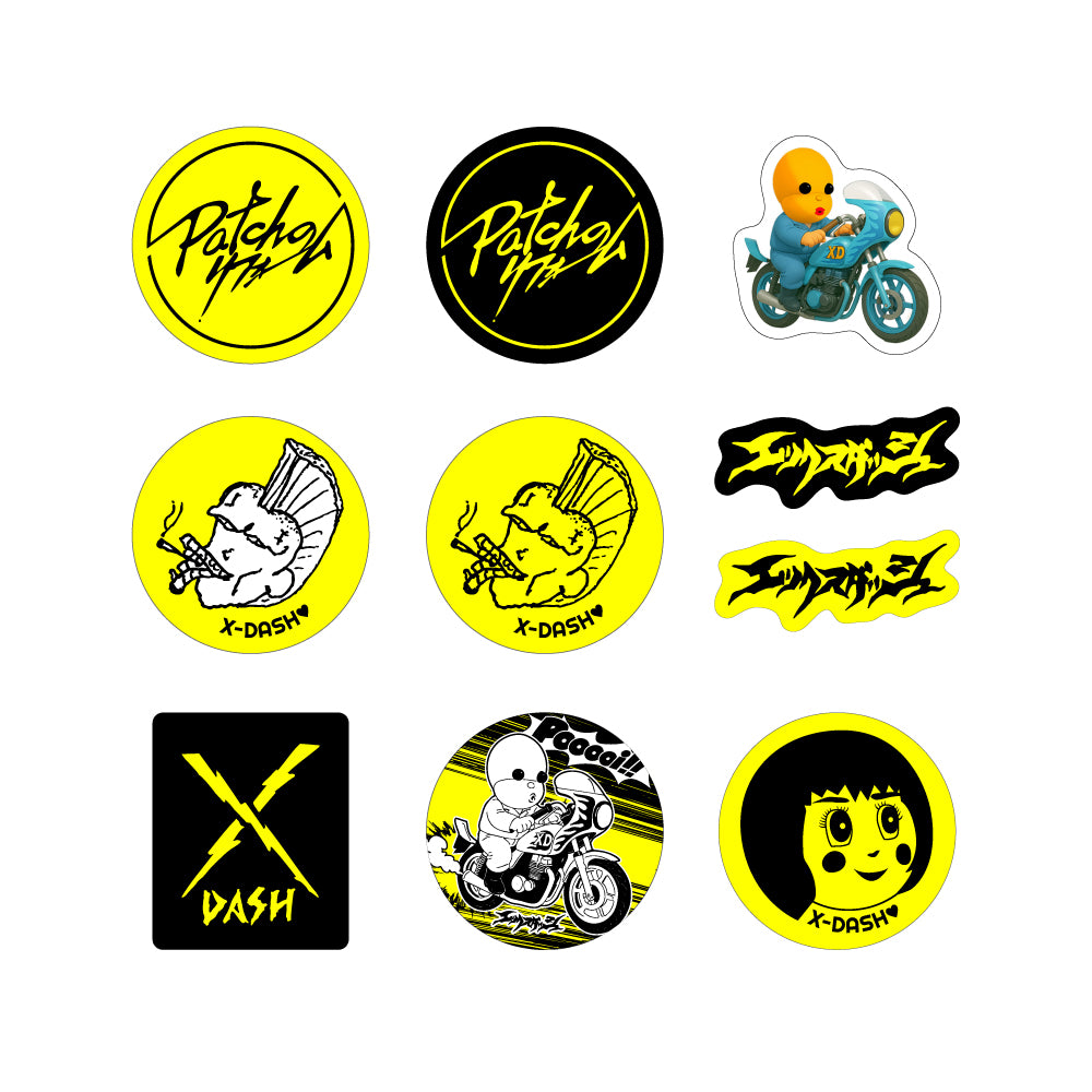 ステッカーセット【イエロー】