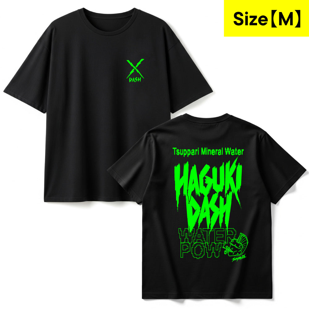 Tシャツ<br>≪ブラックxグリーン≫【M】