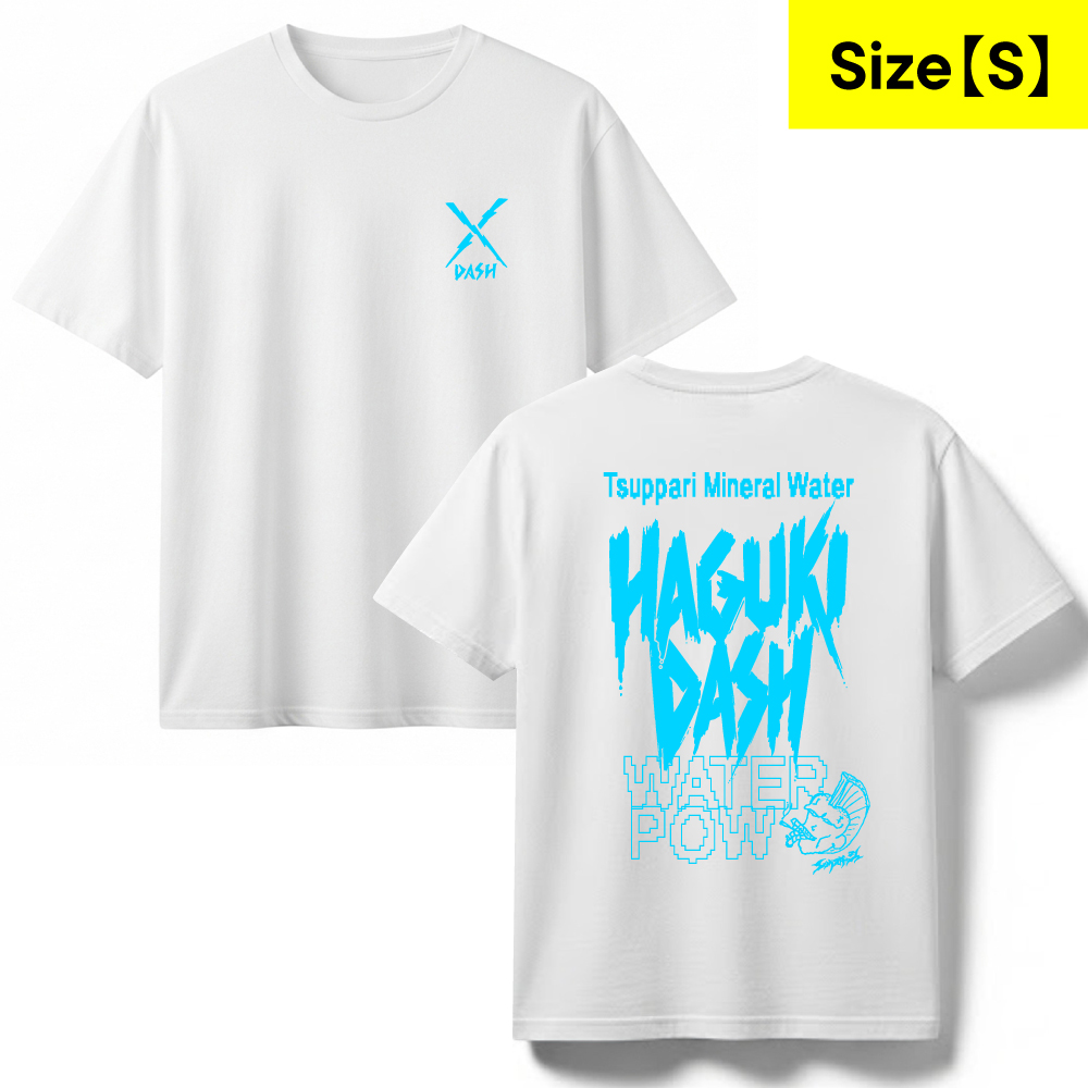 Tシャツ<br>≪ホワイトxライトブルー≫【S】