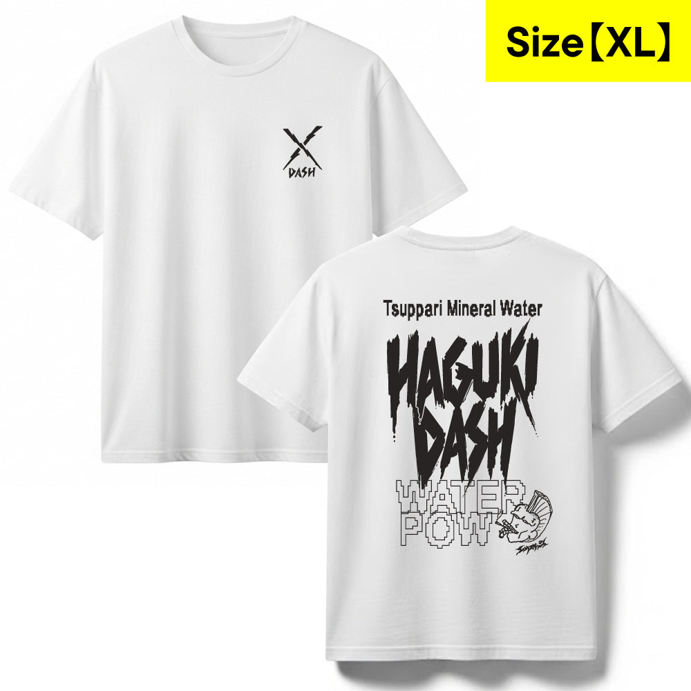 Tシャツ<br>≪ホワイトxブラック≫【XL】