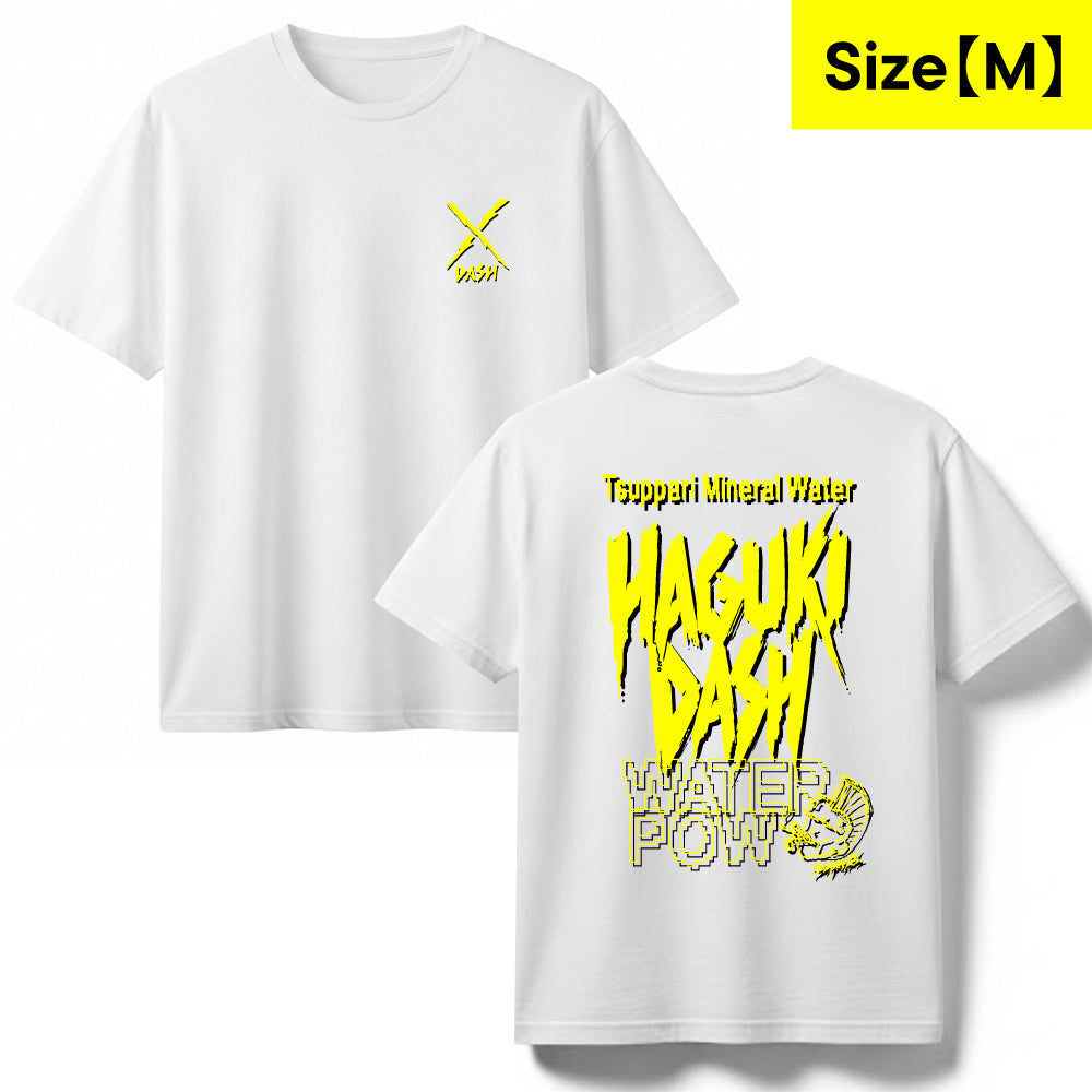Tシャツ<br>≪ホワイトxイエロー&ブラック≫【M】